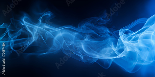 Abstract wallpaper with a blue moving smoke Abstract wallpaper with a blue moving smoke Smoke or gas texture background abstract pattern with blue lines Blue fire on a dark background 