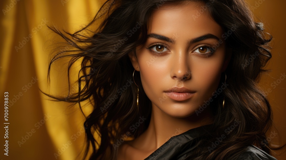 Naklejka premium A beautiful model actress