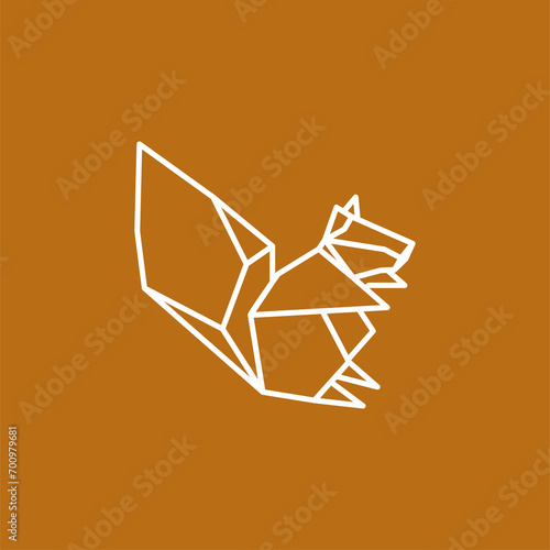 Origami Squirrel