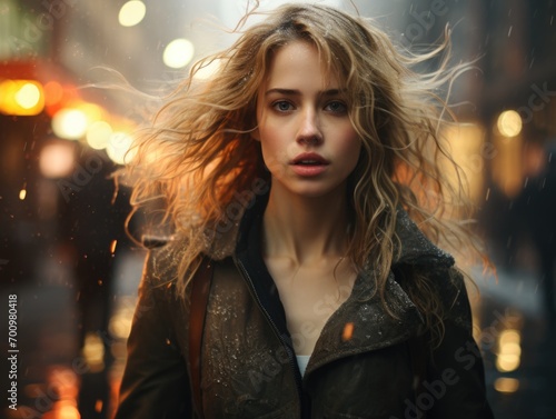 Wallpaper Mural A beautiful model actress Torontodigital.ca