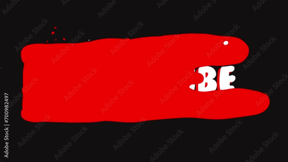 Liquid Subscribe Animation. An abstract animation of a subscribe ...
