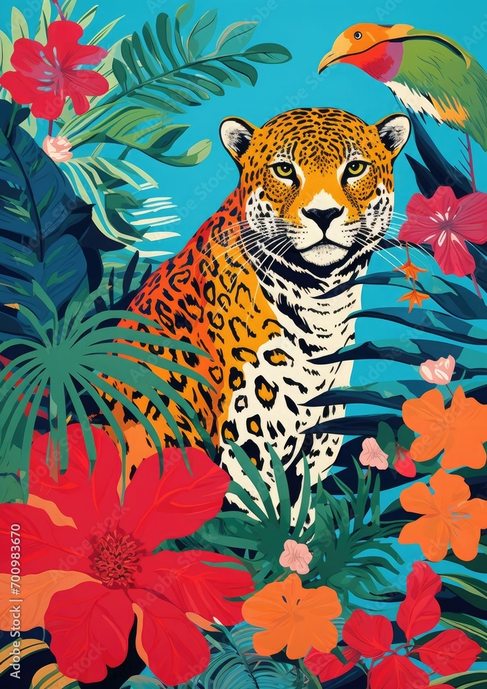 Leopard in the Jungle Leopard in the Jungle
