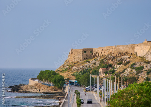 Venetian Fortezza Castle, City of Rethymno, Rethymno Region, Crete, Greece #700985812