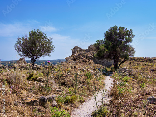 Antimachia Castle near Kardamaina, Kos Island, Dodecanese, Greece photo