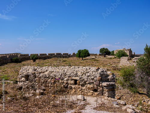 Antimachia Castle near Kardamaina, Kos Island, Dodecanese, Greece photo