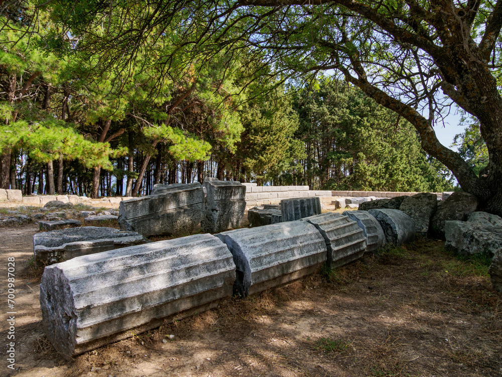 Ruins of ancient Asclepieion, Kos Island, Dodecanese, Greece Ruins of ancient Asclepieion, Kos Island, Dodecanese, Greece