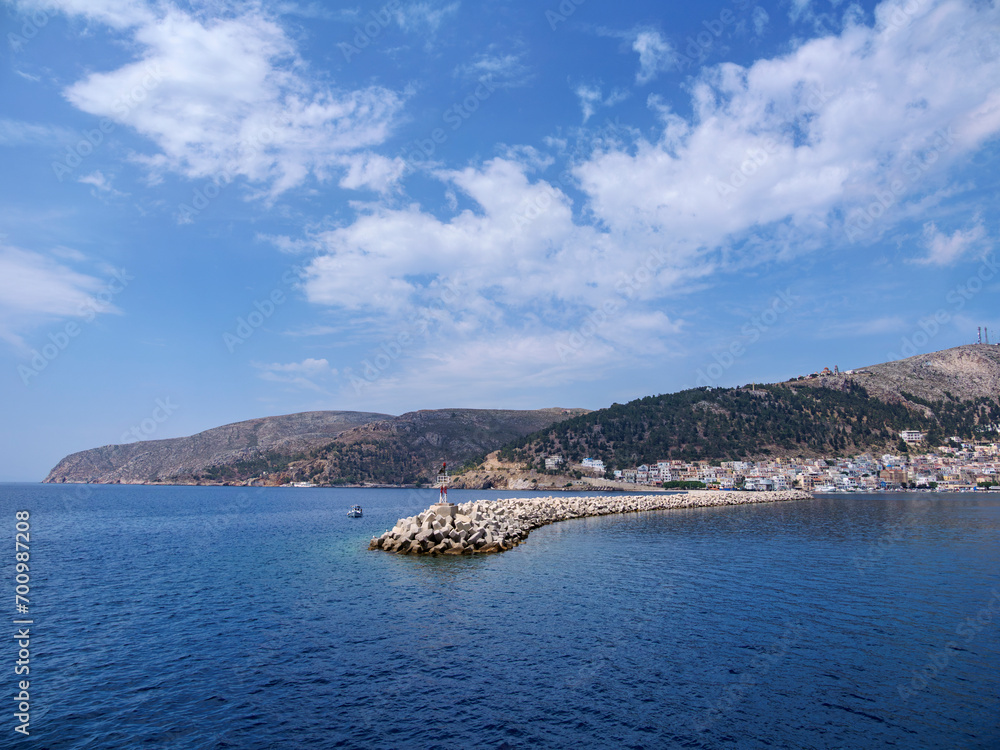 Pothia or Kalymnos Town Harbour, Kalymnos Island, Dodecanese, Greece