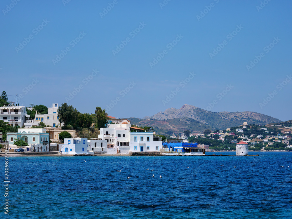 Agia Marina Waterfront, Leros Island, Dodecanese, Greece