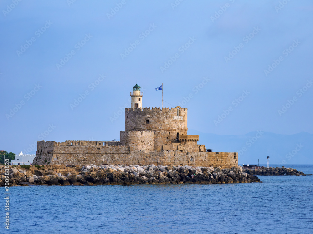 Saint Nicholas Fortress, Rhodes City, Rhodes Island, Dodecanese, Greece