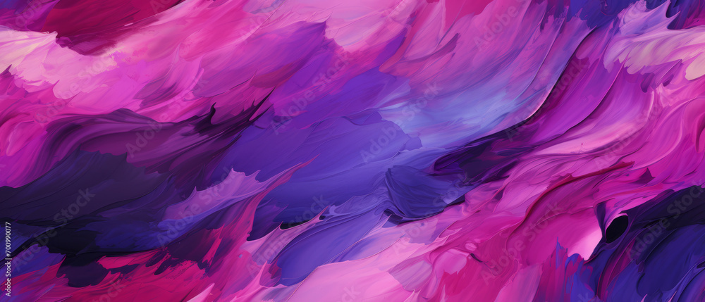 Abstract background with a soft blend of pink, blue, and purple hues. - obrazy, fototapety, plakaty 