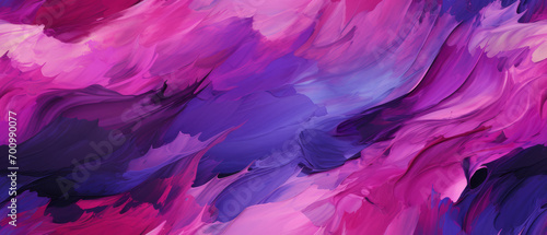 Abstract background with a soft blend of pink, blue, and purple hues. photo