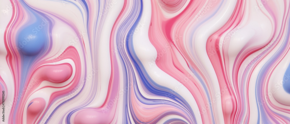 Obraz premium Psychedelic abstract background creating a marble-like effect.