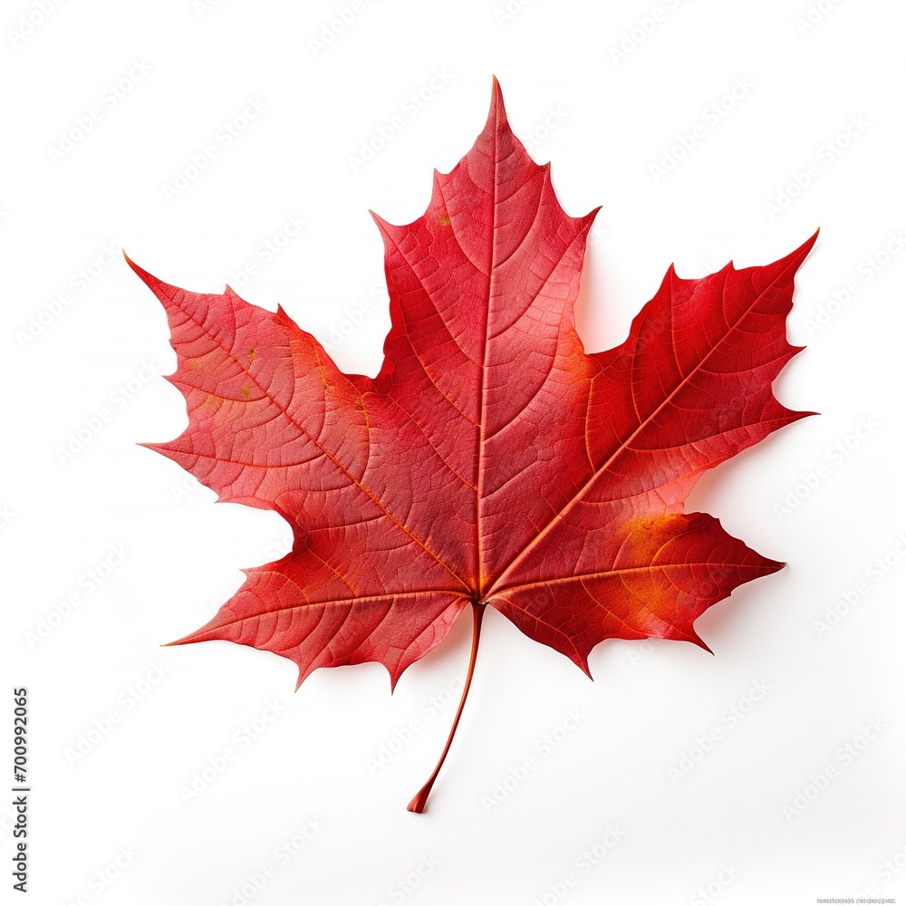 maple leaf isolated on white maple leaf isolated on white