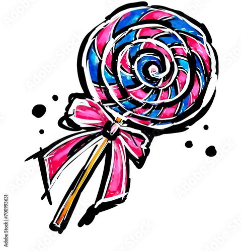 rainbow lollipop - icon