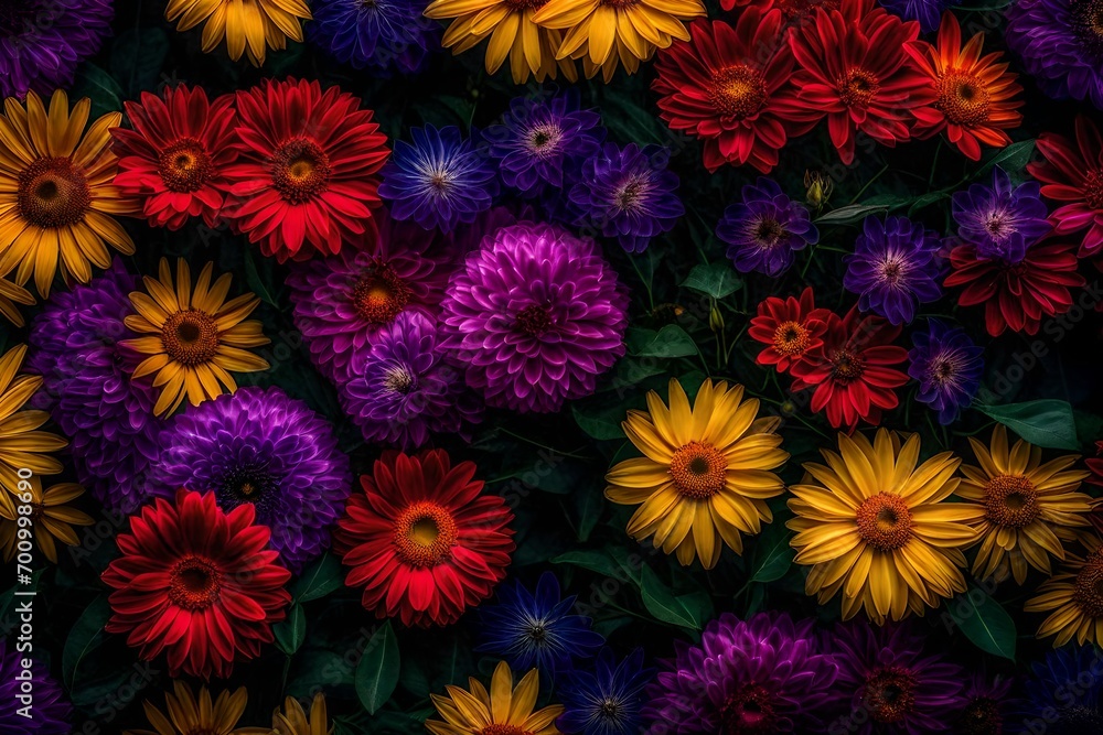 colorful flower colorful flower