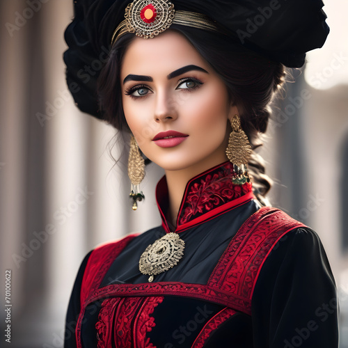 Elegant Traditional Georgian Attire