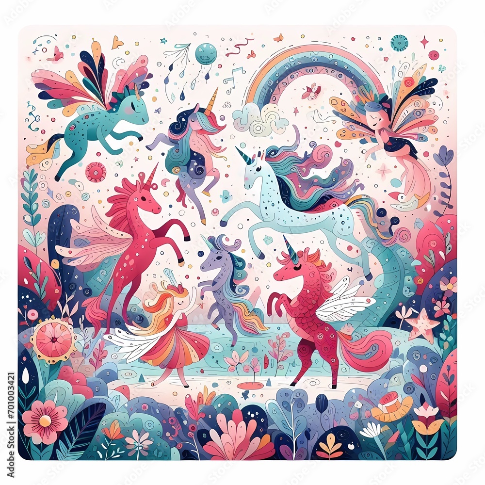 Fototapeta premium Magical creatures