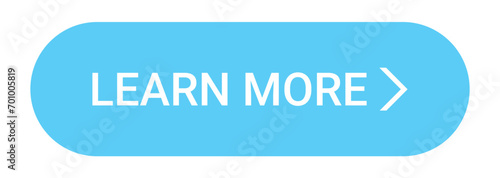 learn more button isolated on a white background