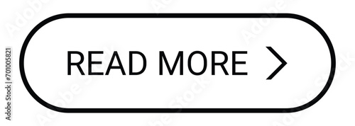 read more button isolated on white background