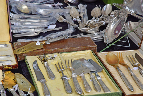 Deauville; France - november 24 2023 : bric a brac market