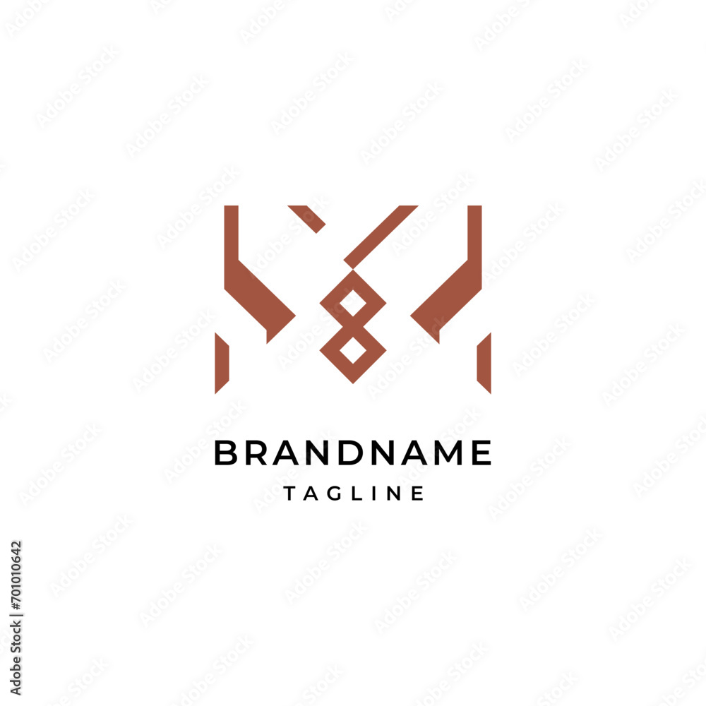 Brand name logo design illustration