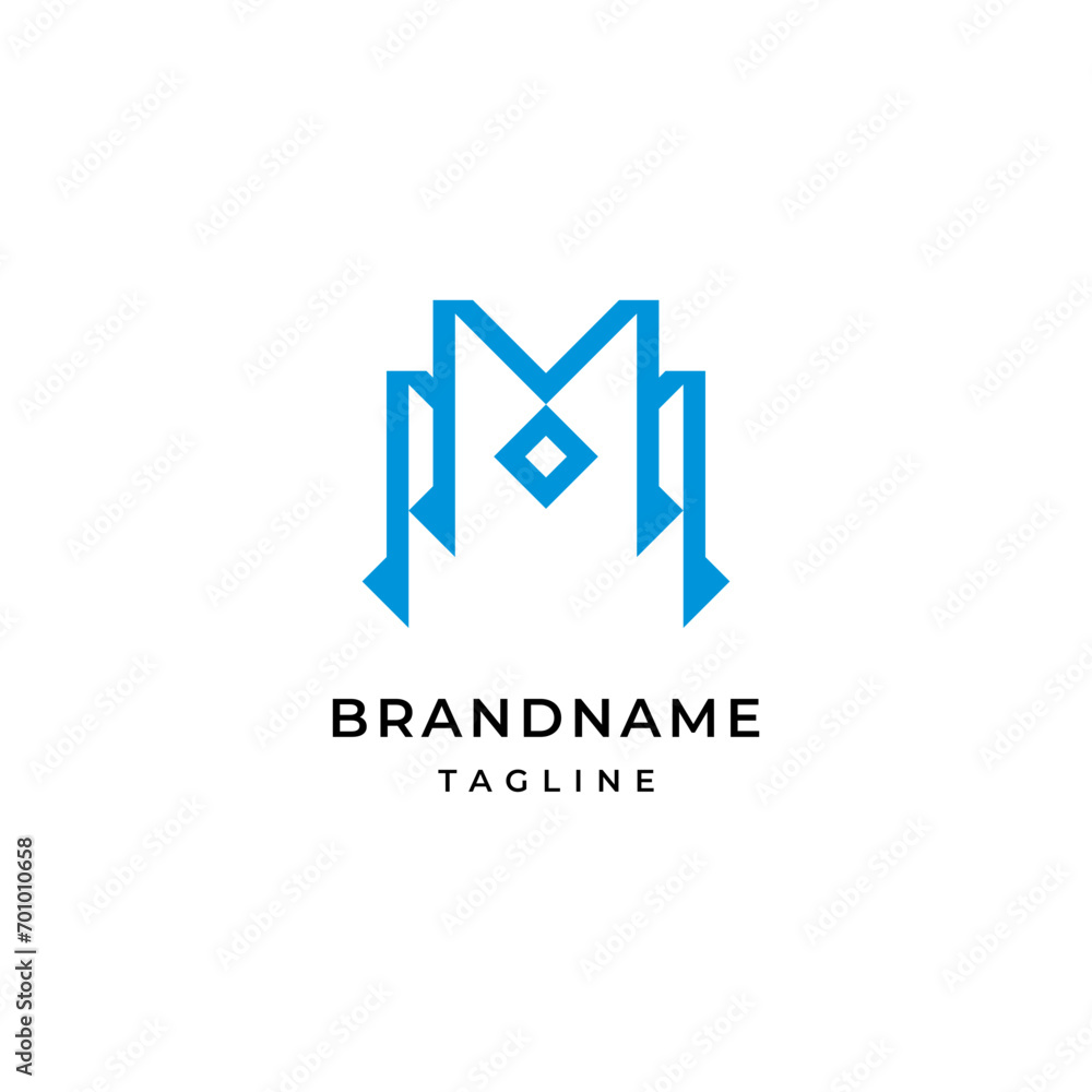Brand name logo design illustration