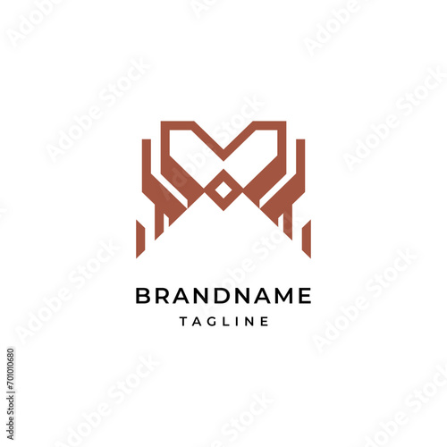 Brand name logo design illustration
