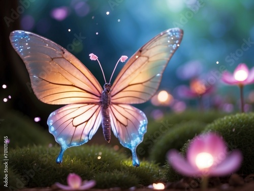 butterfly on flower © magic