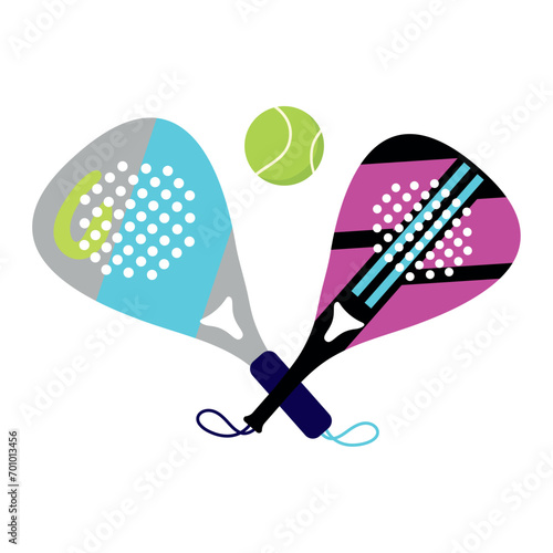 padel tennis sport illustration