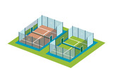 padel court outdoors