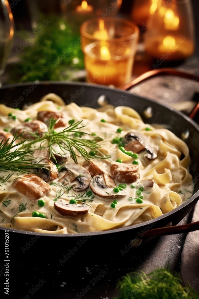 creamy chicken stroganoff served over egg noodles and the mushroom sauce creamy chicken stroganoff served over egg noodles and the mushroom sauce