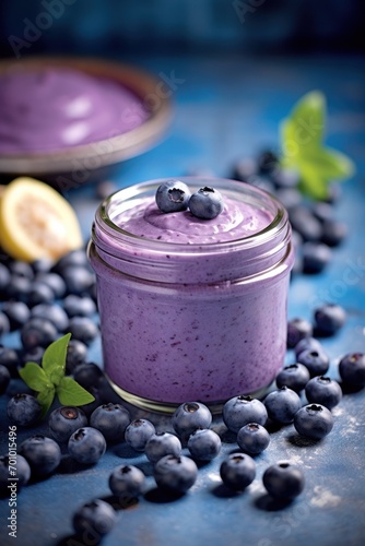homemade blueberry curd