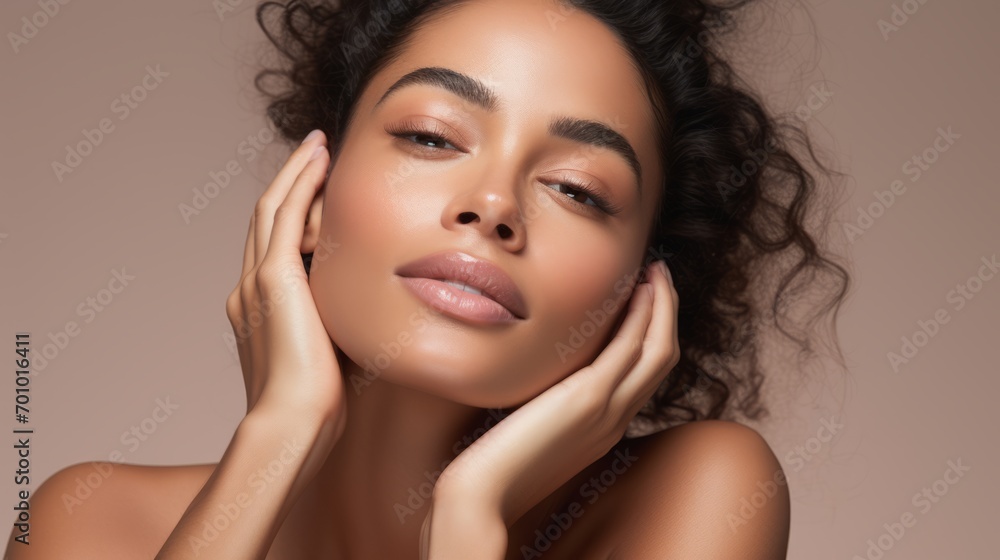 Beautiful woman with clean fresh skin, Concept photo for Aesthetic clinic Beautiful woman with clean fresh skin, Concept photo for Aesthetic clinic