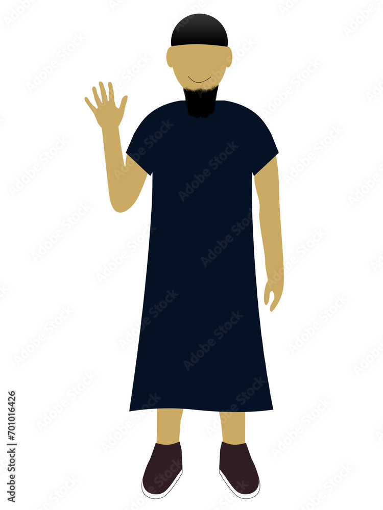 muslim man illustration PNG transparent muslim man illustration PNG transparent