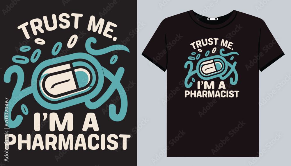 Pharmacist t-shirt design,  healthcare, medical, pharmacy