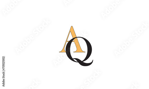 AQ, QA , A , Q , Abstract Letters Logo Monogram
