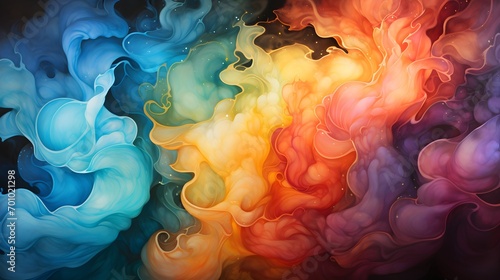 Color Fusion: Seamless Gradient Abstract Art 