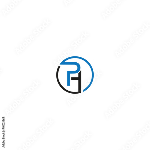 Free Download PH logo. P H design. White PH letter. PH, P H letter logo design. Initial letter PH  linked circle uppercase monogram logo. P H letter logo vector design. top logo, Most Recent, Featured,  - GFXLoad
