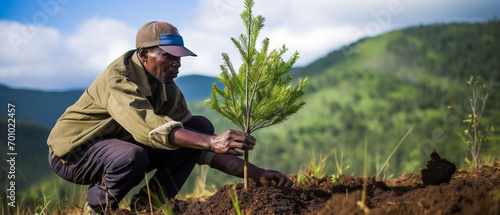 "Reforestation projects emphasize sustainable restoration, planting trees to rejuvenate ecosystems and combat climate change effectively."
