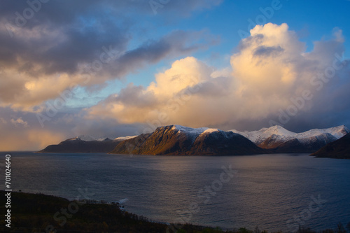Norwegen Sonnenuntergang