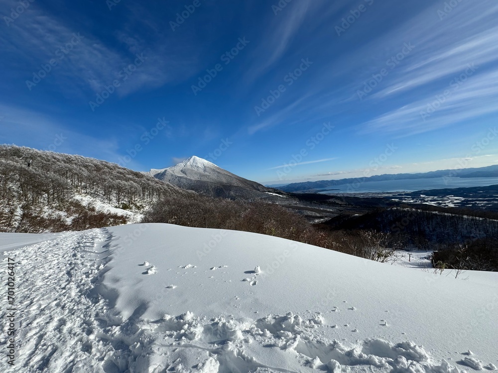 2023年の12月の福島県のネコママウンテンの旧アルツ磐梯側の南エリア