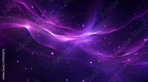 Abstract flowing neon wave purple background. Neural network AI generated art