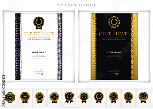 賞状１８７　certificate　award　表彰状　celebration	