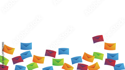 icone, buste da lettera, messaggi, sms