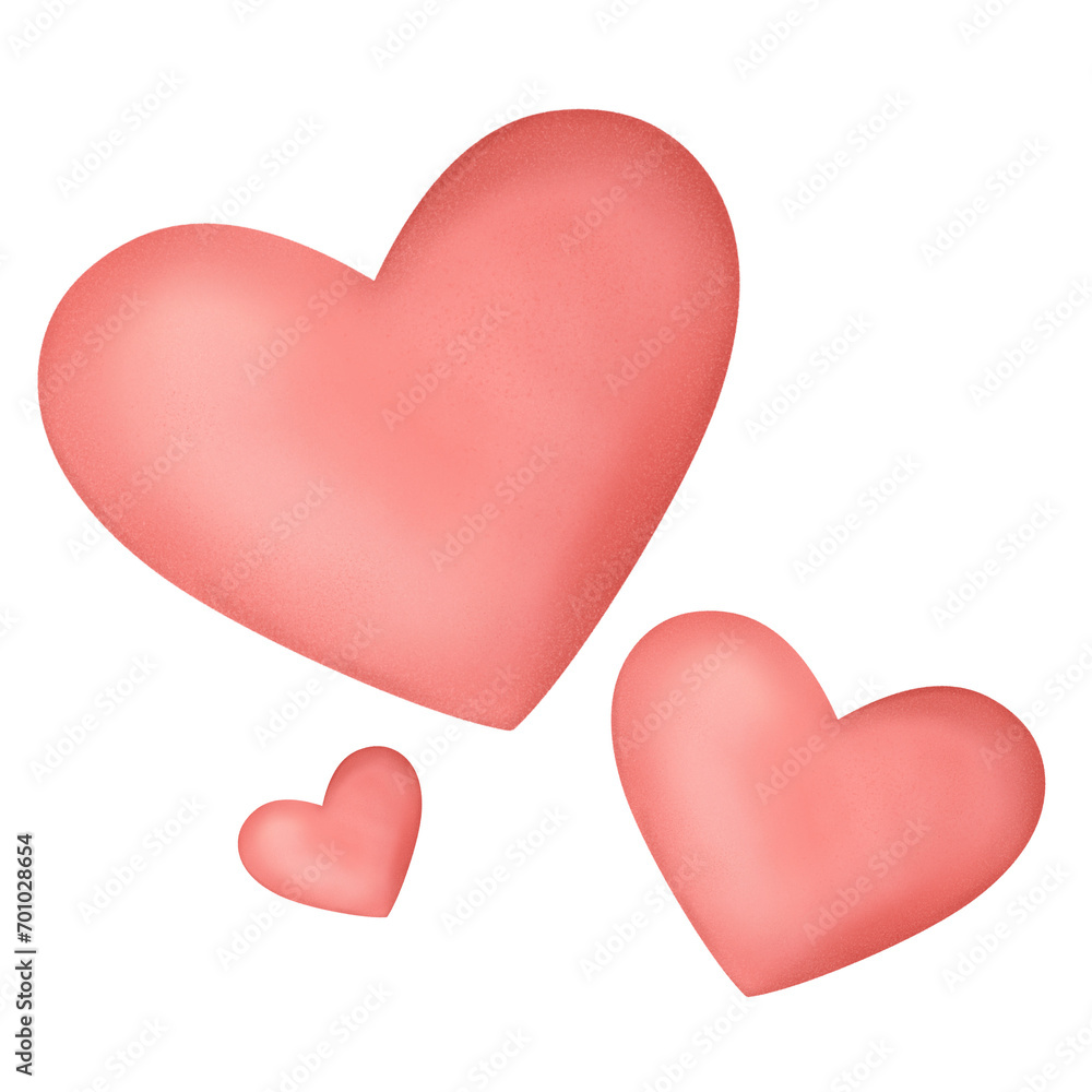 Hearts for valentines clipart