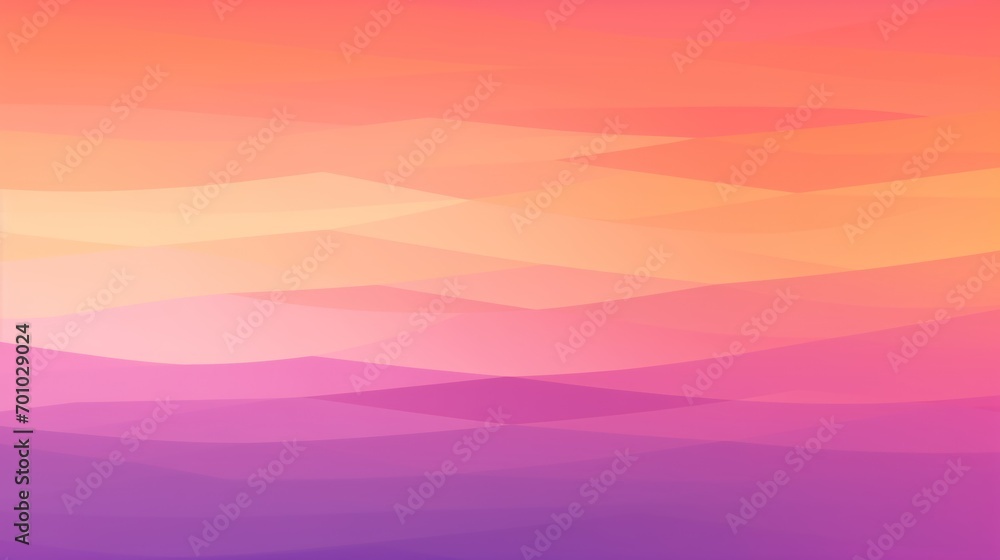 abstract digital artwork soothing waves harmonious gradient of pink, purple, and orange. It's a fluid and rhythmic composition that evokes tranquility and is perfect for a contemporary aesthetic.
