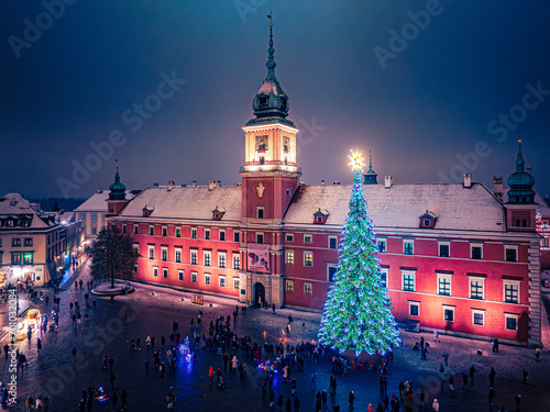Świąteczna Starówka w Warszawie #701032084