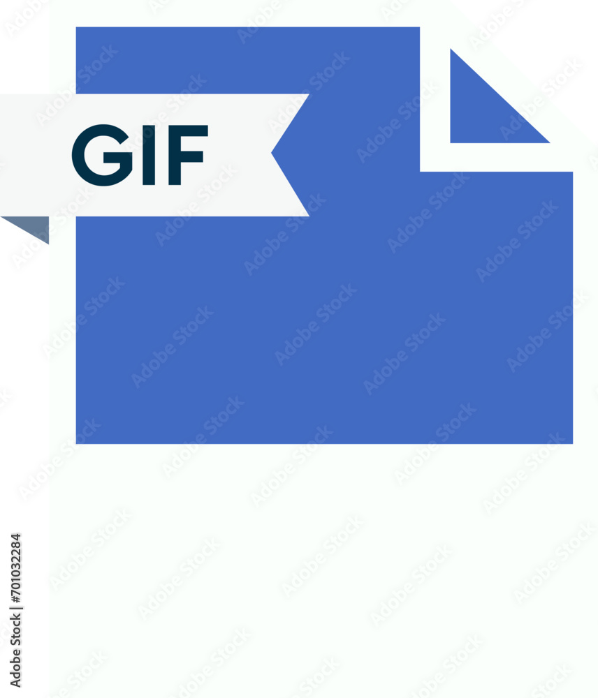 GIF File format icon  roe color fill
