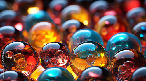 glass beads HD 8K wallpaper Stock Photographic Image 