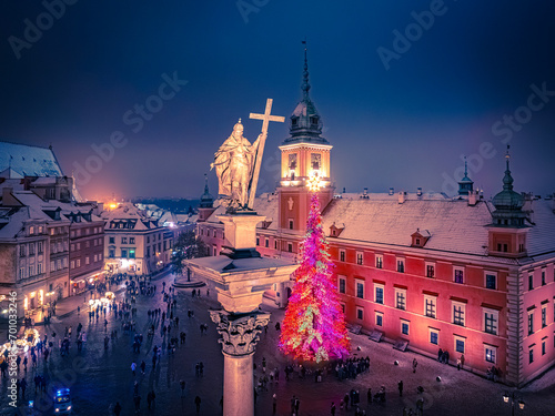 Świąteczna Starówka w Warszawie #701033246
